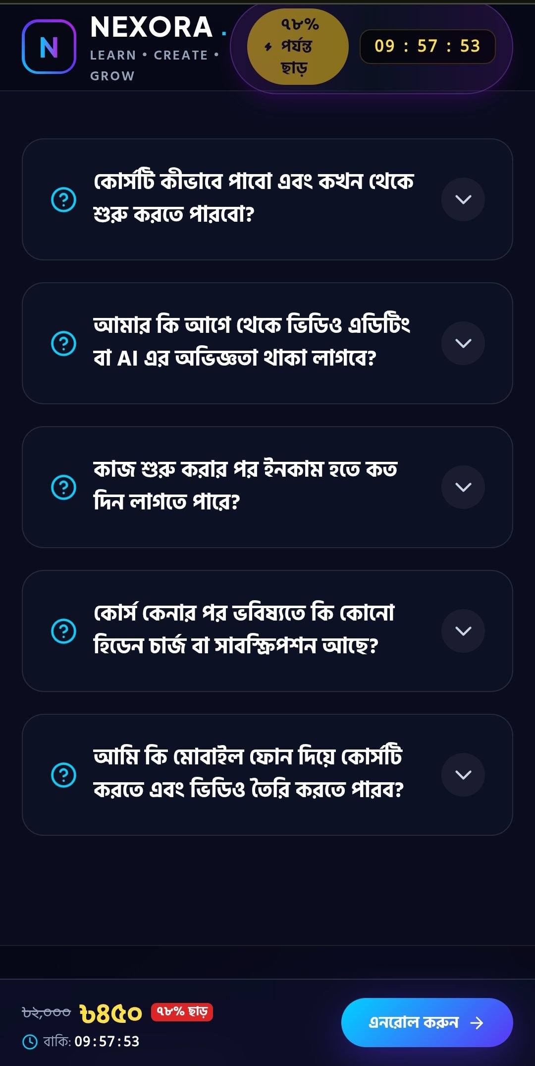 NEXORA Academy — Faceless Video & AI Automation Masterclass · 2